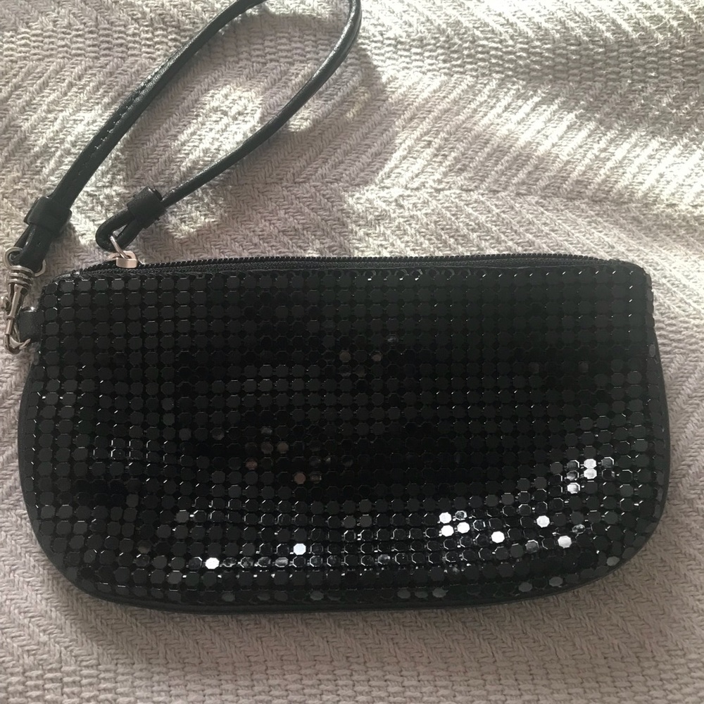 SALE! Black Sequined Evening Bag